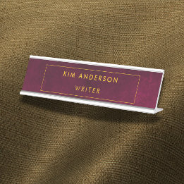 Läderlook Maroon Anpassningsbar