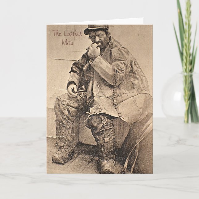 Läderman Greeting Card Kort (Framsida)