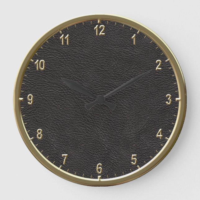 Lädermönster 10,75", stor klocka (Framsida)