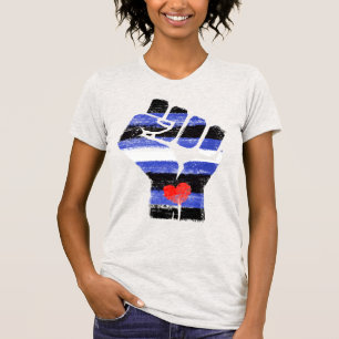 Lädermotstånd T Shirt