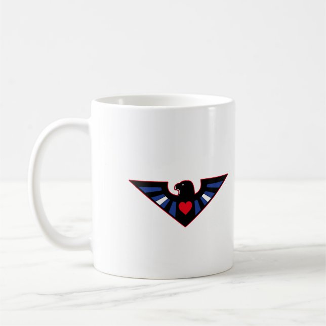 Läderörn Stolthet Kaffemugg (Vänster)