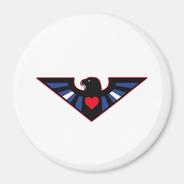 Läderörn Stolthet Magnet (Framsidan)