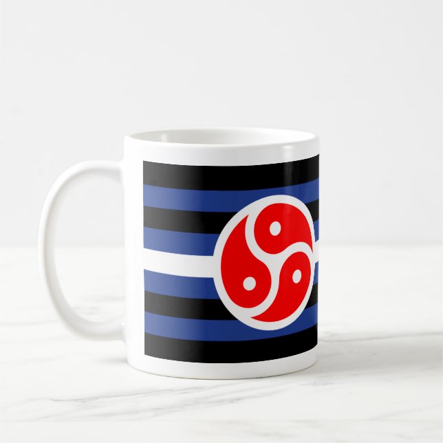 Läderövning Pride Flagga Kaffemugg (Vänster)