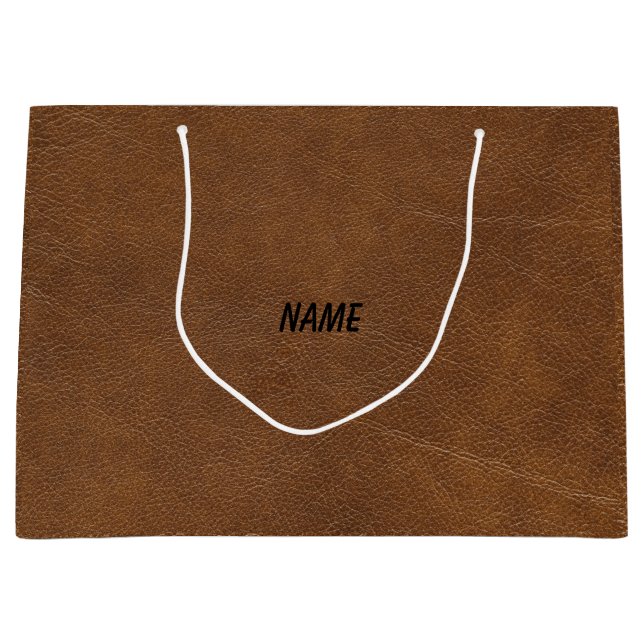 läderpresentsäck (Framsidan)