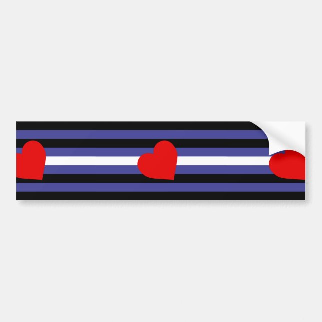 Läderprideflagga Bildekal (Framsidan)