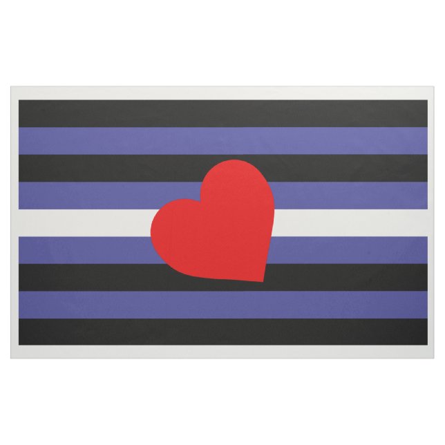 Läderprideflagga Tyg (Yard)