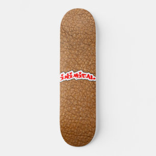 Läderskingrafik Mini Skateboard Bräda 18,5 Cm