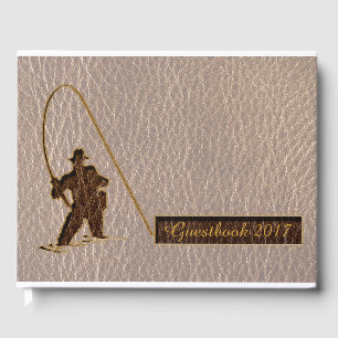 Läderstift Fiskare Soft Gästböcker