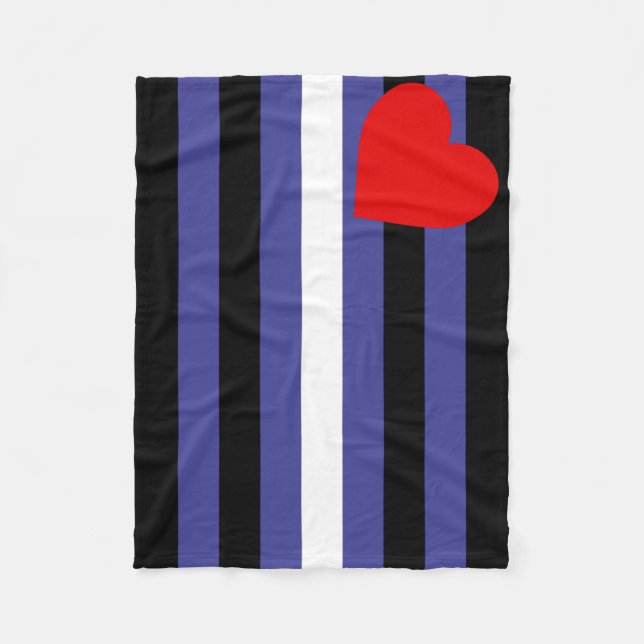 Läderstolthetsflagga Fleecefilt (Framsidan)