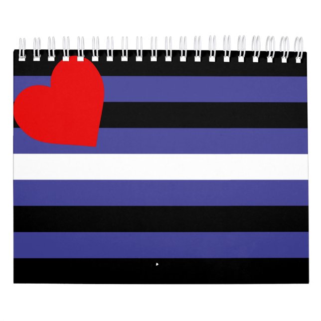 Läderstolthetsflagga Kalender (Omslag)