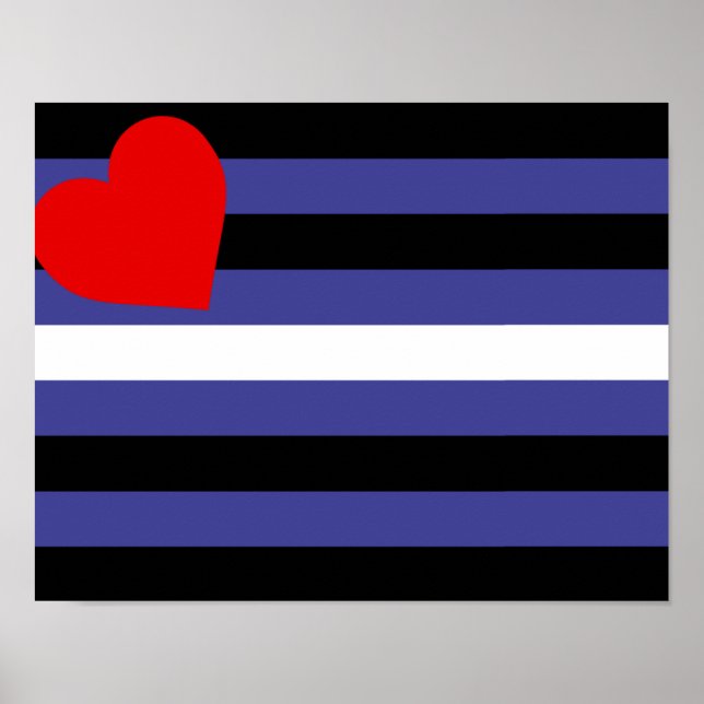 Läderstolthetsflagga Poster (Framsidan)