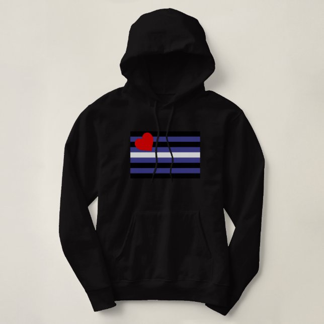 Läderstolthetsflagga T Shirt (Design framsida)
