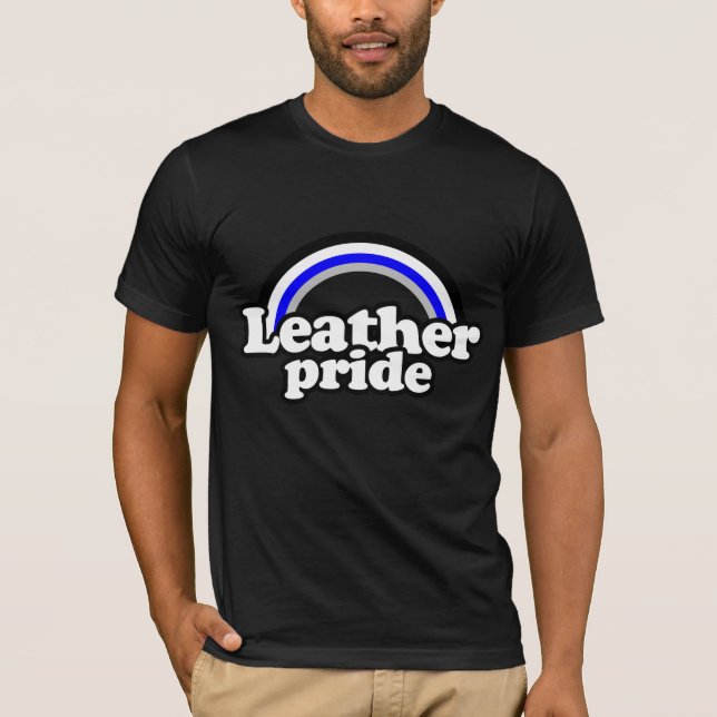Läderstolthetsflagga Tee (Framsida)