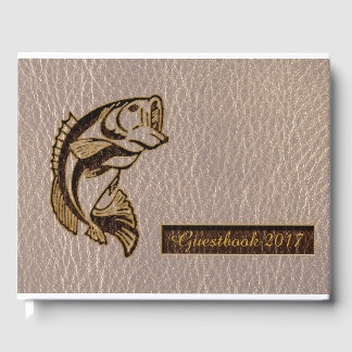 Läderutseende fisk mjuk gästböcker