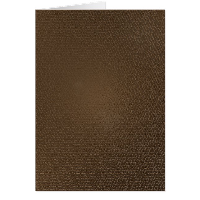 Läderutseende struktur hälsningskort (Framsidan)