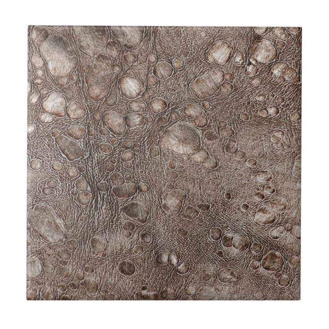 Läderutseende struktur kakelplatta (Framsidan)
