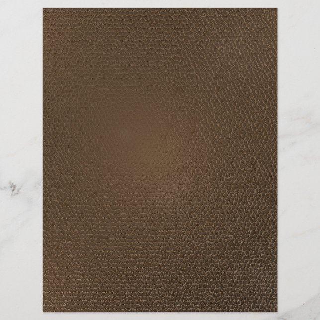 Läderutseende struktur reklamblad (Framsidan)