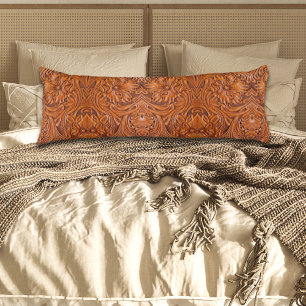 Läderutskrift i westerna land, Cowboy Rustic Kroppskudde