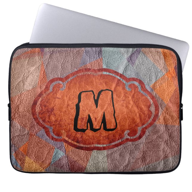 LäderVintage Laptop Sleeve (Framsidan)