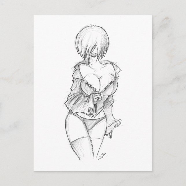 LäderZip Vykort (Framsida)