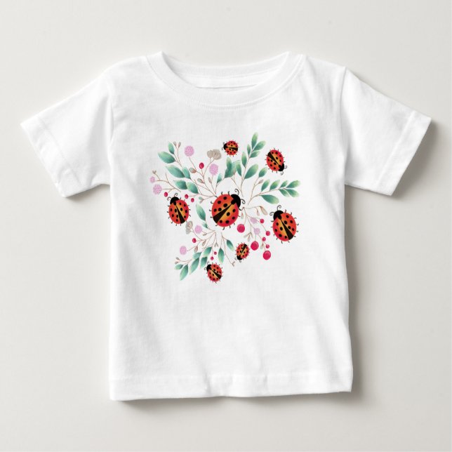 Ladies and berries baby top t-shirt (Framsida)