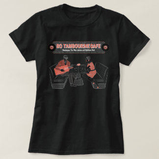 Ladies BO TAMBOURiNE CAFE T Shirt