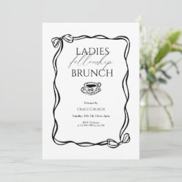 Ladies Fellowship Brunch Church Event Inbjudningar