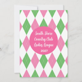 Ladies Golf League Invitation Inbjudningar