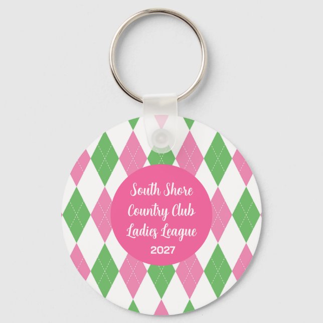 Ladies Golf League Keychain Nyckelring (Framsida)