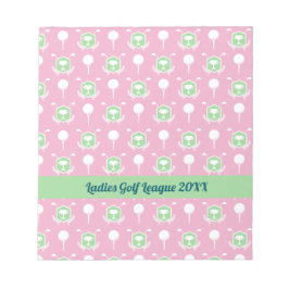 Ladies Golf League Party Notepad Anteckningsblock