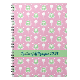Ladies Golf League Spiral Notepad Anteckningsbok