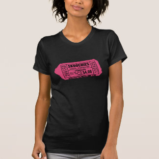 Ladies grafisk i lager Look för biljett Tee Shirt