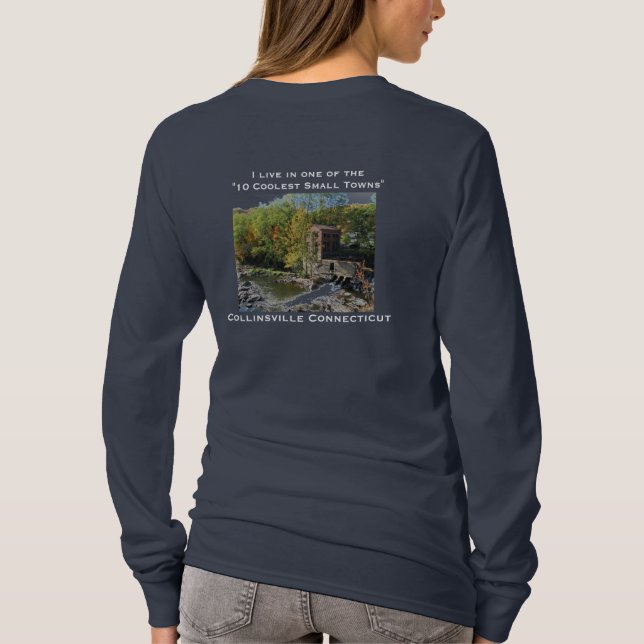 Ladies långärmad T Tee (Baksida)