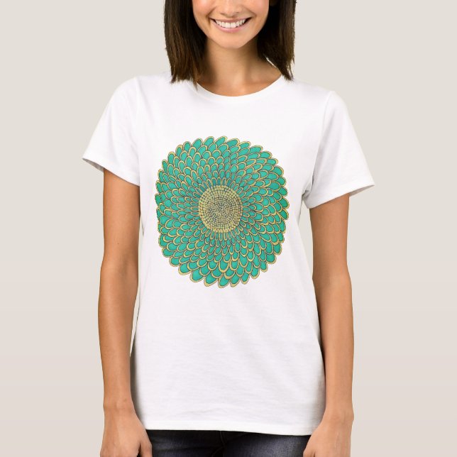 Ladies Mandala T-shirt  (Framsida)