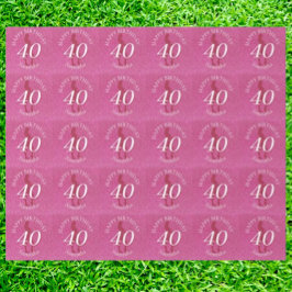 LADIES PINK GLITTER BIG BIRTHDAY PRESENTPAPPER