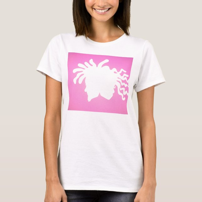 LADPINKWHITE T-SHIRT (Framsida)