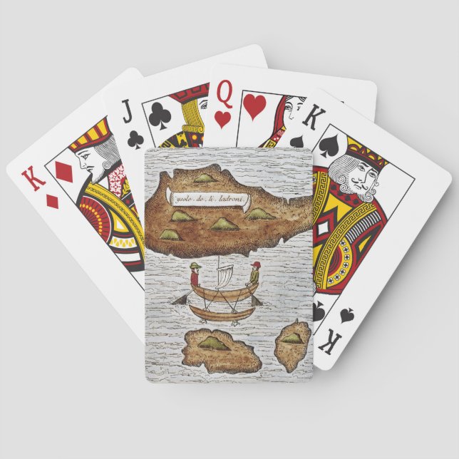 LADRONÖARNA CASINOKORT (Baksidan)