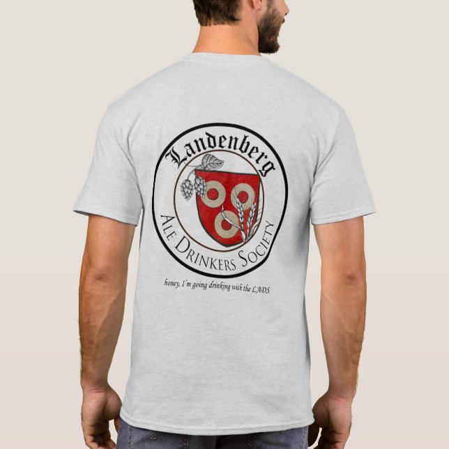 LADS - Landenberg Ale Drinkers Society T Shirt (Baksida)
