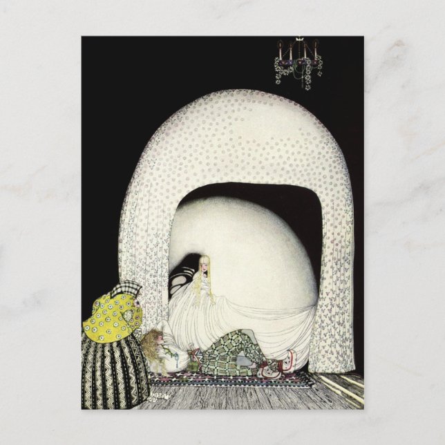 Lad's Wig togs bort medan han skrek Vykort (Framsida)