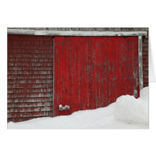 Ladugård i vinter OBS kort