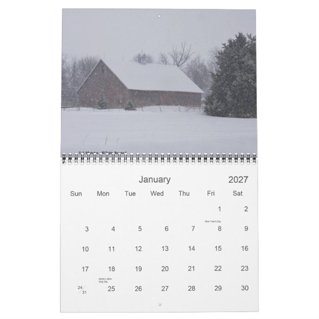 Ladugårdar 2015 - Samling två Kalender (Jan 2027)