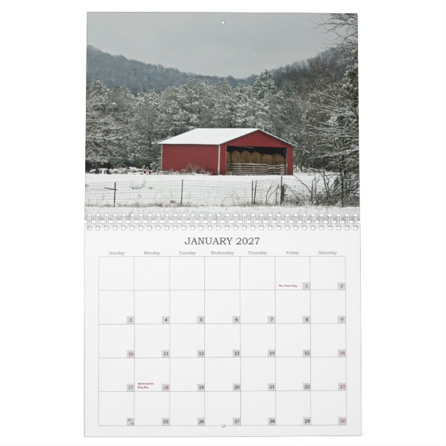 LADUGÅRDAR KALENDER (Jan 2027)