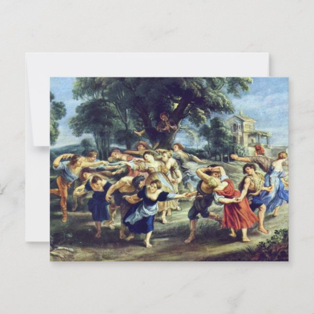 Ladugårddans av Rubens Peter Paul (bäst Inbjudningar (Framsida)