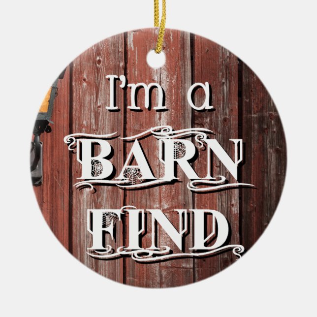 Ladugårdfynd Julgransprydnad Keramik (Framsidan)