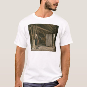 Ladugårdinsida med en Maid som snurrar smör T Shirt