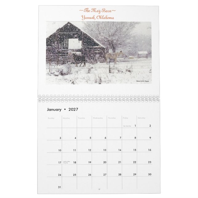 Ladugårdkalender 2014 kalender (Jan 2027)