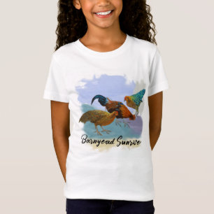 Ladugårdsuppgång - Lila Blått Rött Turkos T Shirt