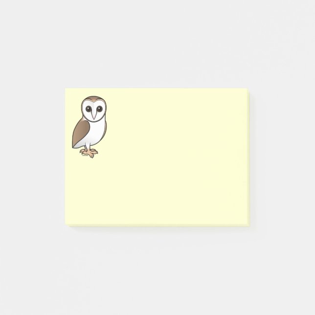 Ladugårduggla Post-it Block (Framsida)