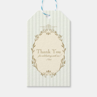 Ladurée Paris Fransk Patisserie Vintage Birthday Presentetikett