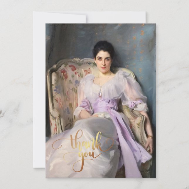 Lady Agnew av Lochnaw 1864  Tack Kort (Framsida)